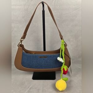 Steve Madden Brown and Blue Women's Bag